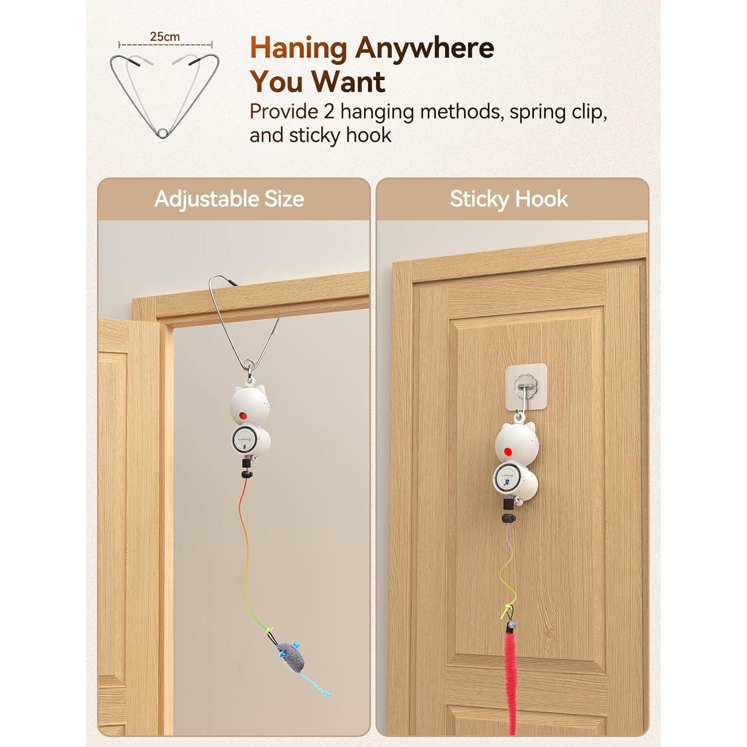 Juguete Interactivo para Gatos TANY E7 con 8 PZS Teaser