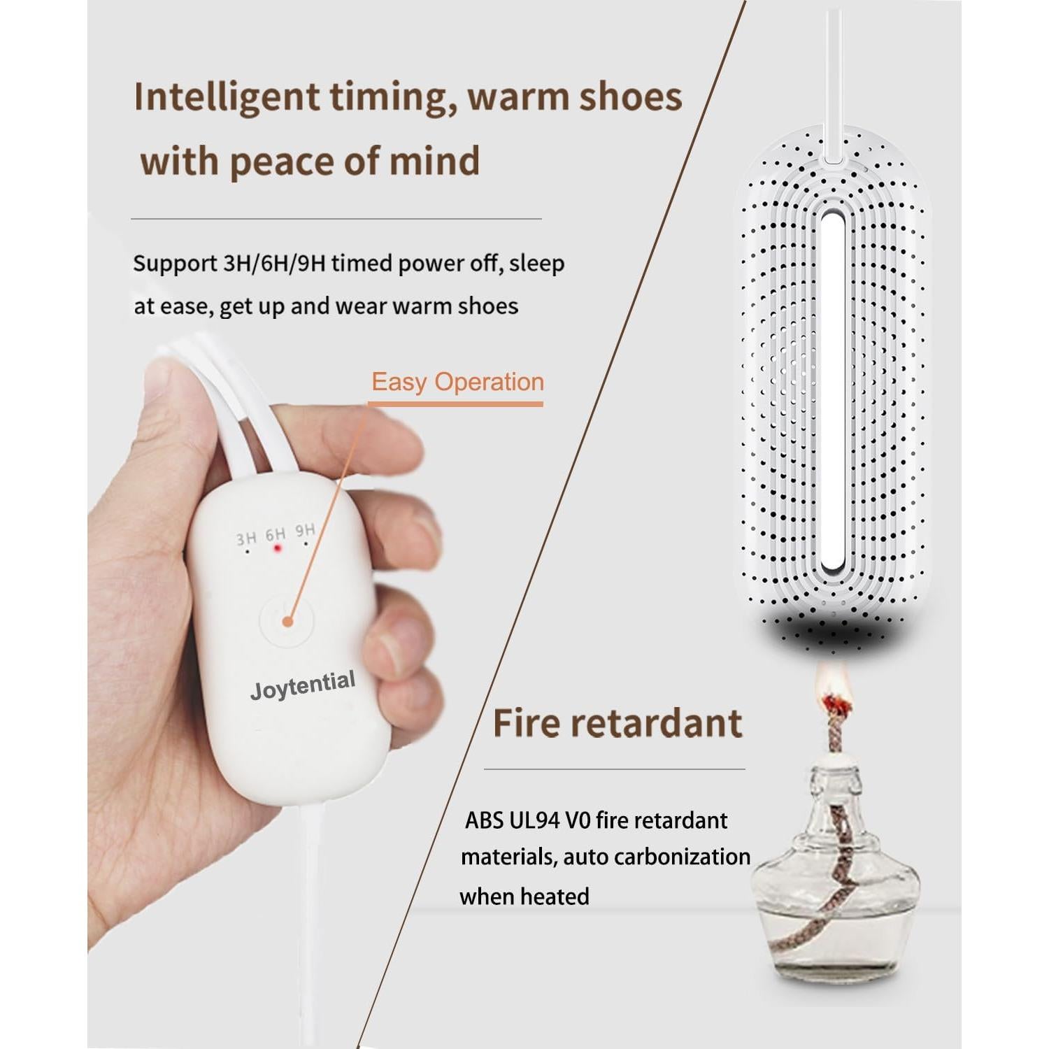 Secador de Botas Eléctrico IC Marfil con Temporizador 3/6/9h