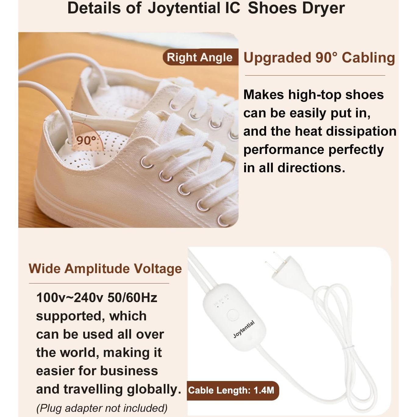 Secador de Botas Eléctrico IC Marfil con Temporizador 3/6/9h