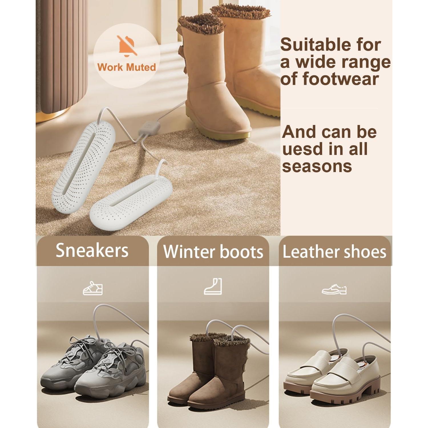 Secador de Botas Eléctrico IC Marfil con Temporizador 3/6/9h