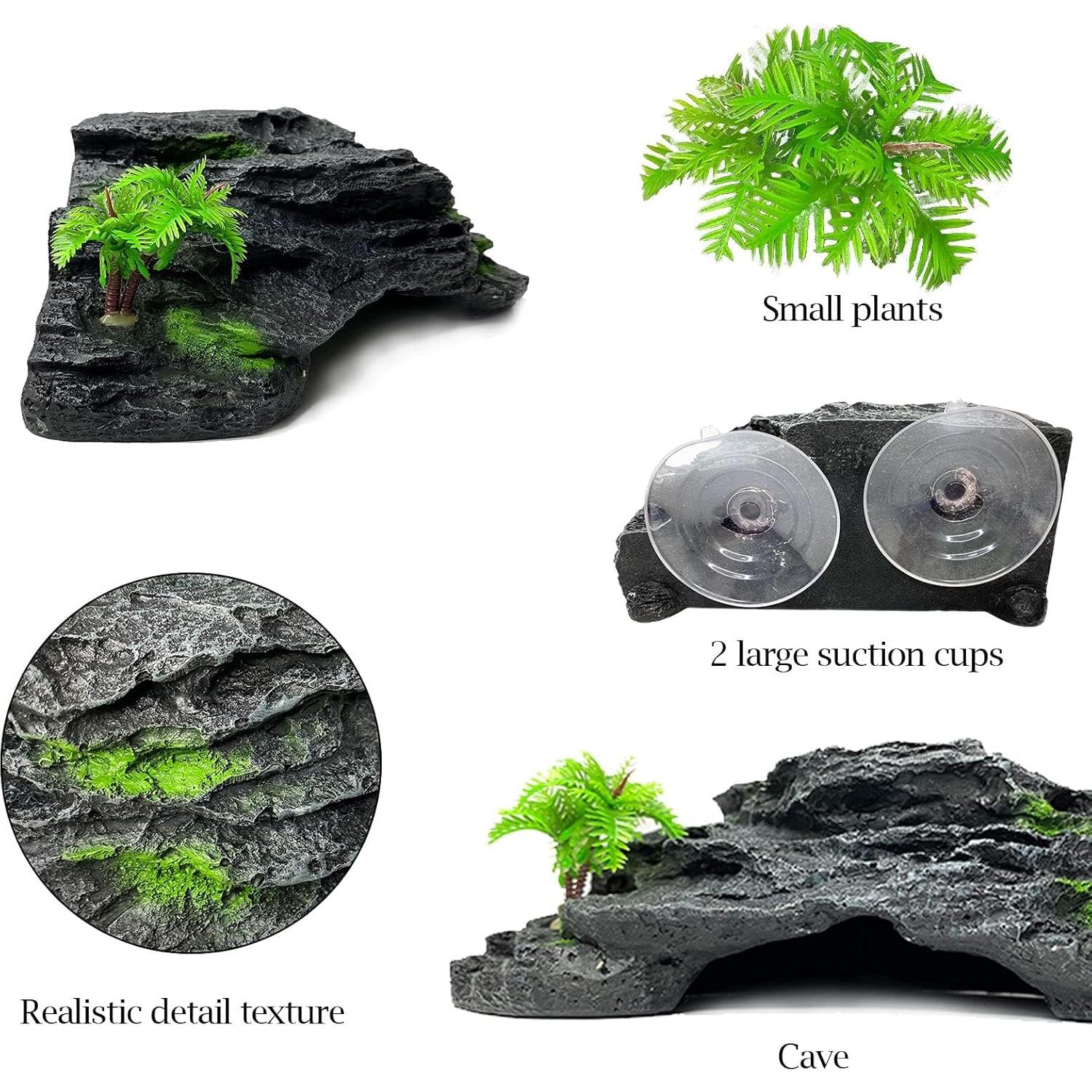 Plataforma de Sol para Tortugas Kathson con Ventosas 18x16cm