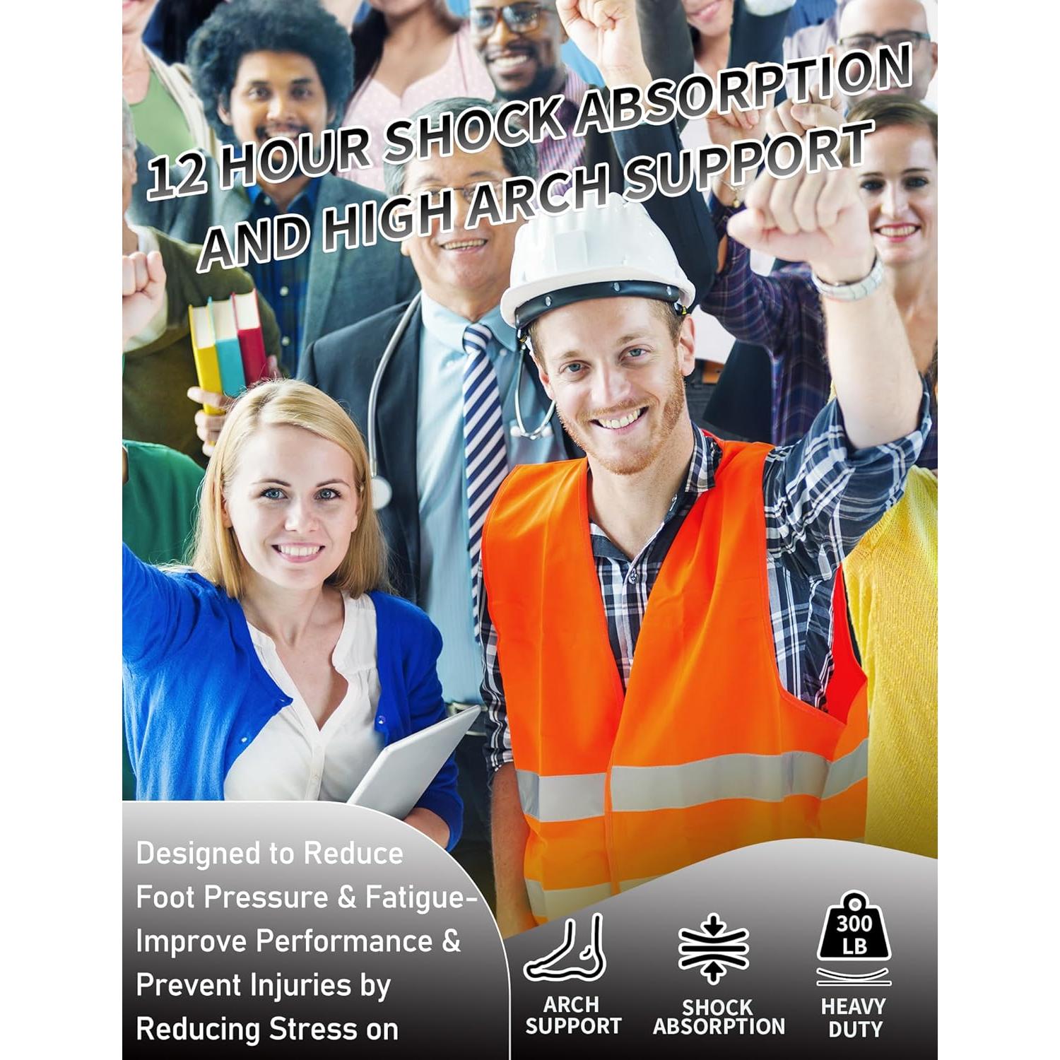 Plantillas Antifatiga Trustfeet para Trabajo - Soporte Arco XS