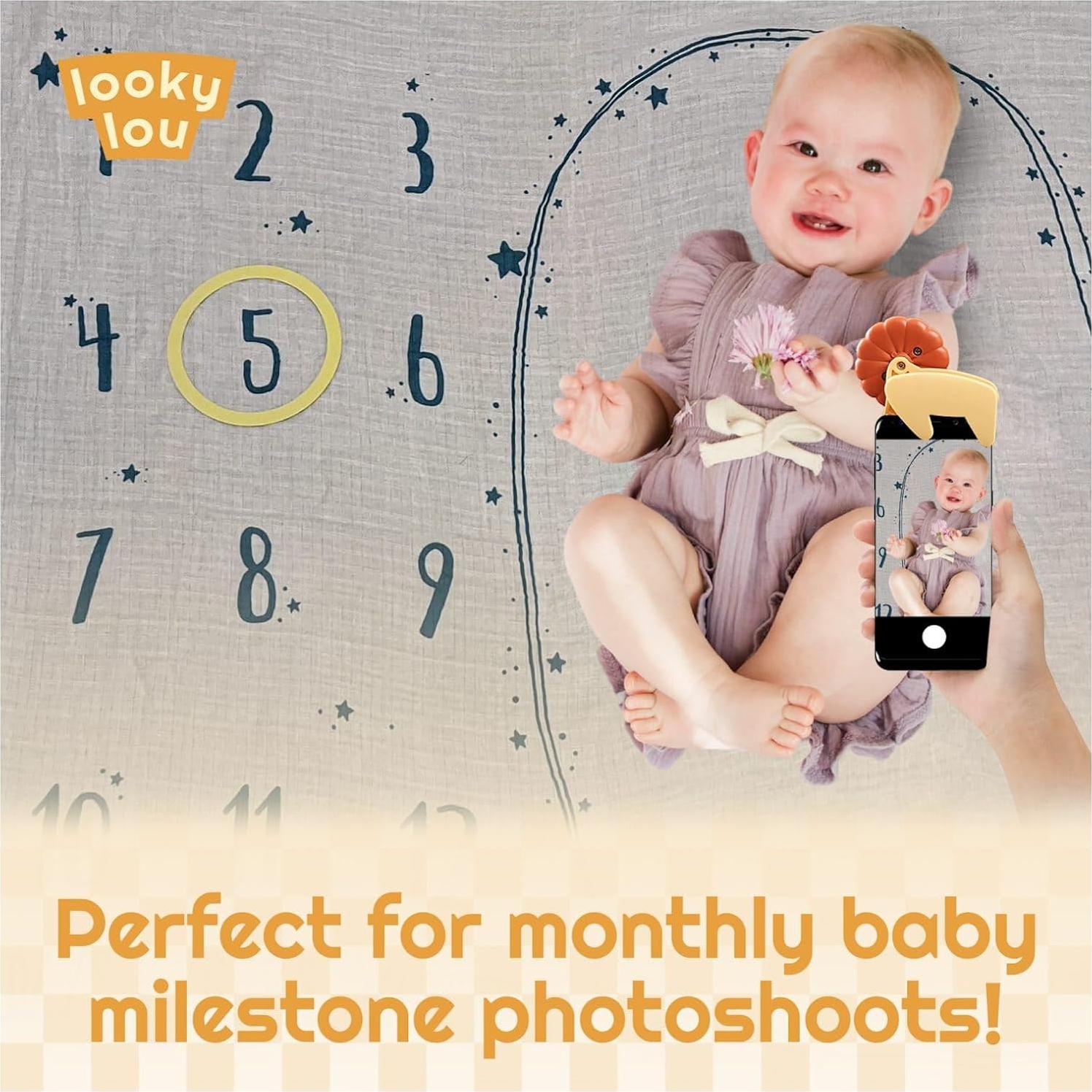 Clip de Teléfono Looky Lou con Sonajero de León para Bebés