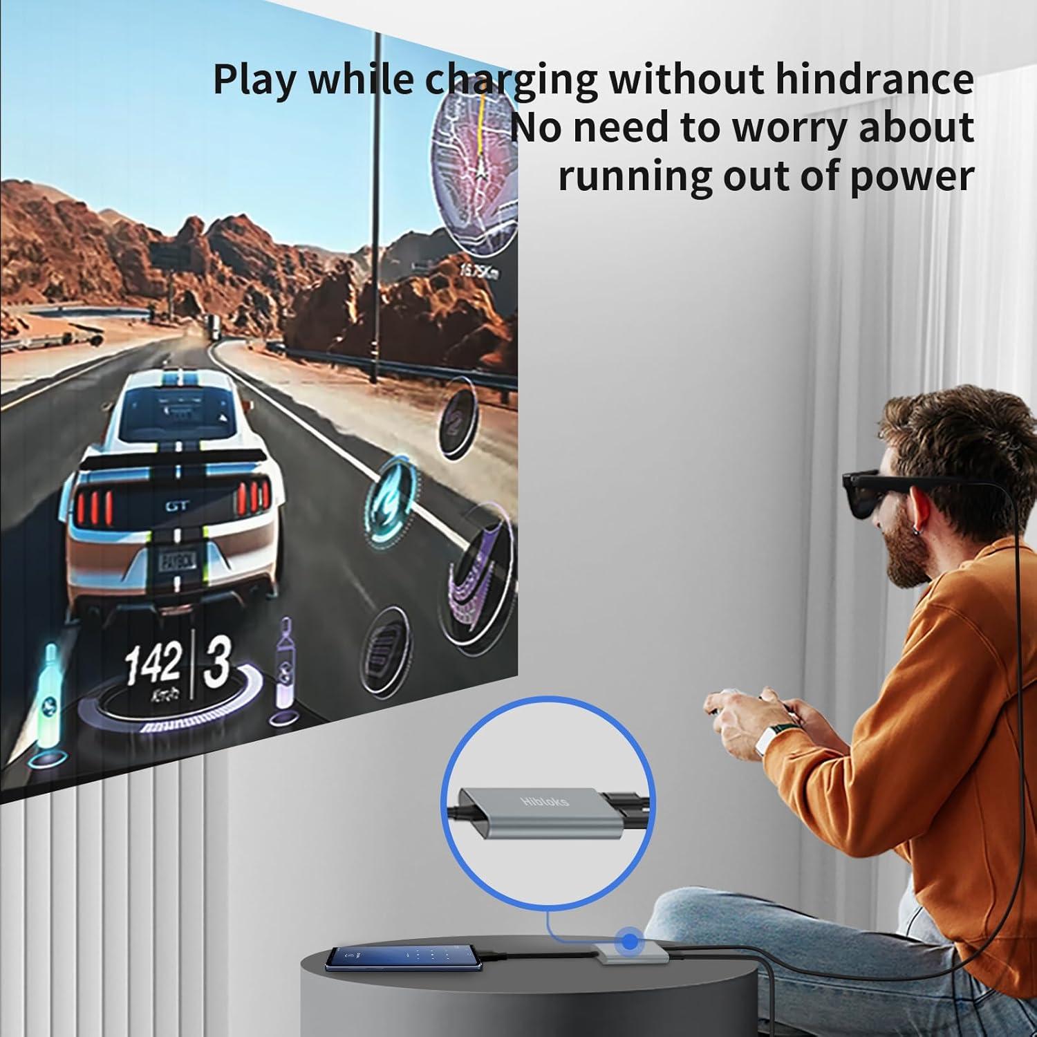 Adaptador de Carga USB-C RCstyle para Gafas AR 65W