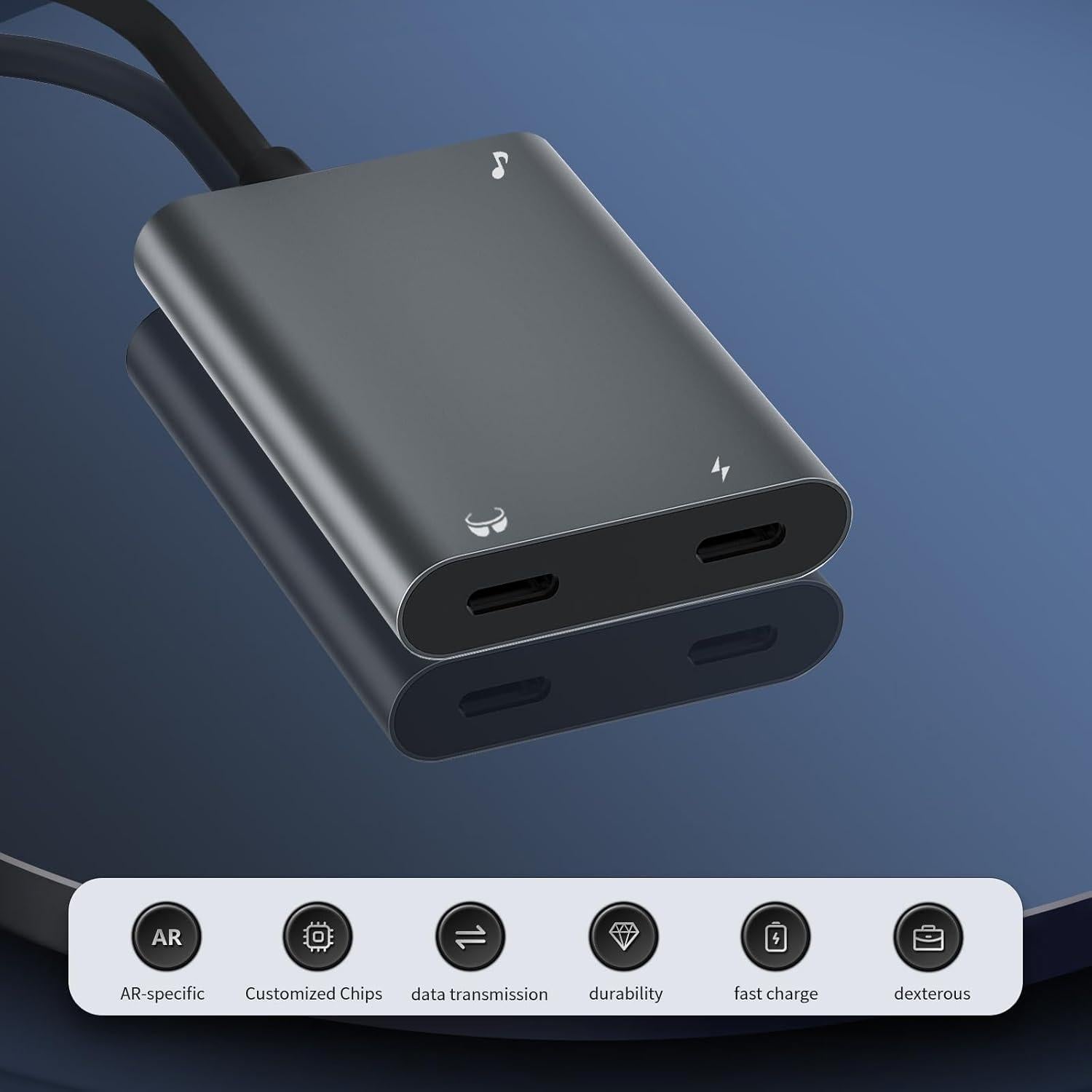 Adaptador de Carga USB-C RCstyle para Gafas AR 65W