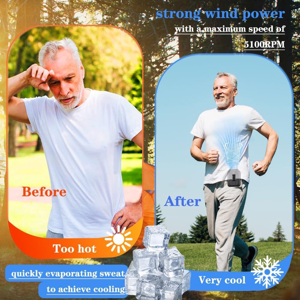 Ventilador Personal Recargable CAZOKASI 8000mAh 32h USB