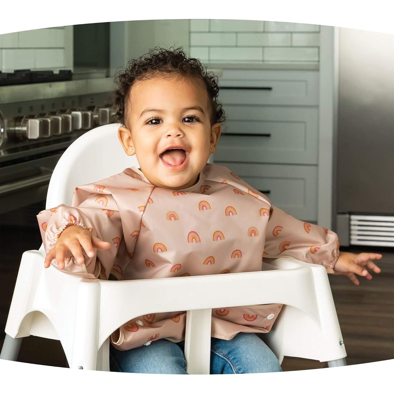 Babero impermeable de manga larga Tiny Twinkle 6-24 meses