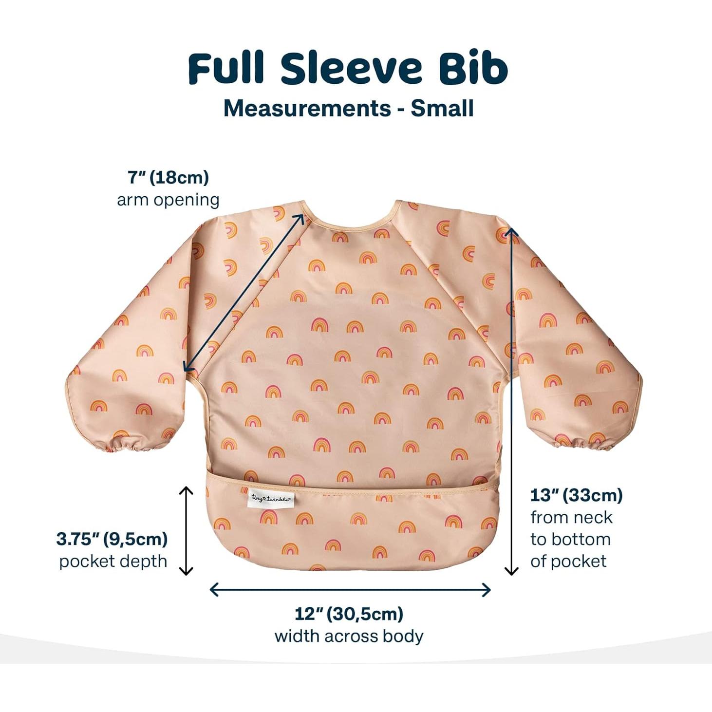 Babero impermeable de manga larga Tiny Twinkle 6-24 meses