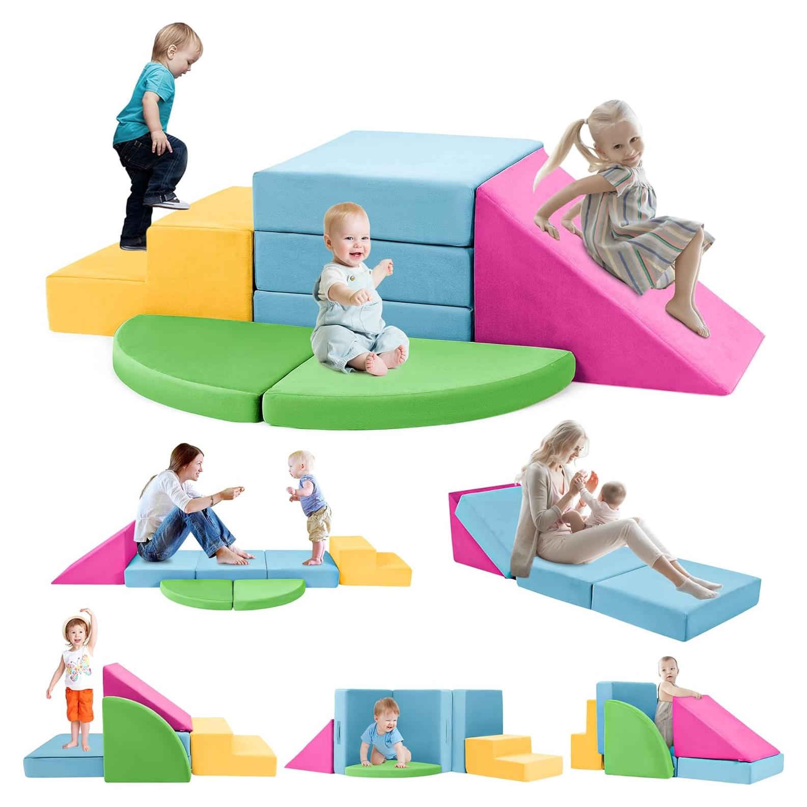Set de 5 Bloques de Espuma Tykacna para Escalar Niños 1-3 Años