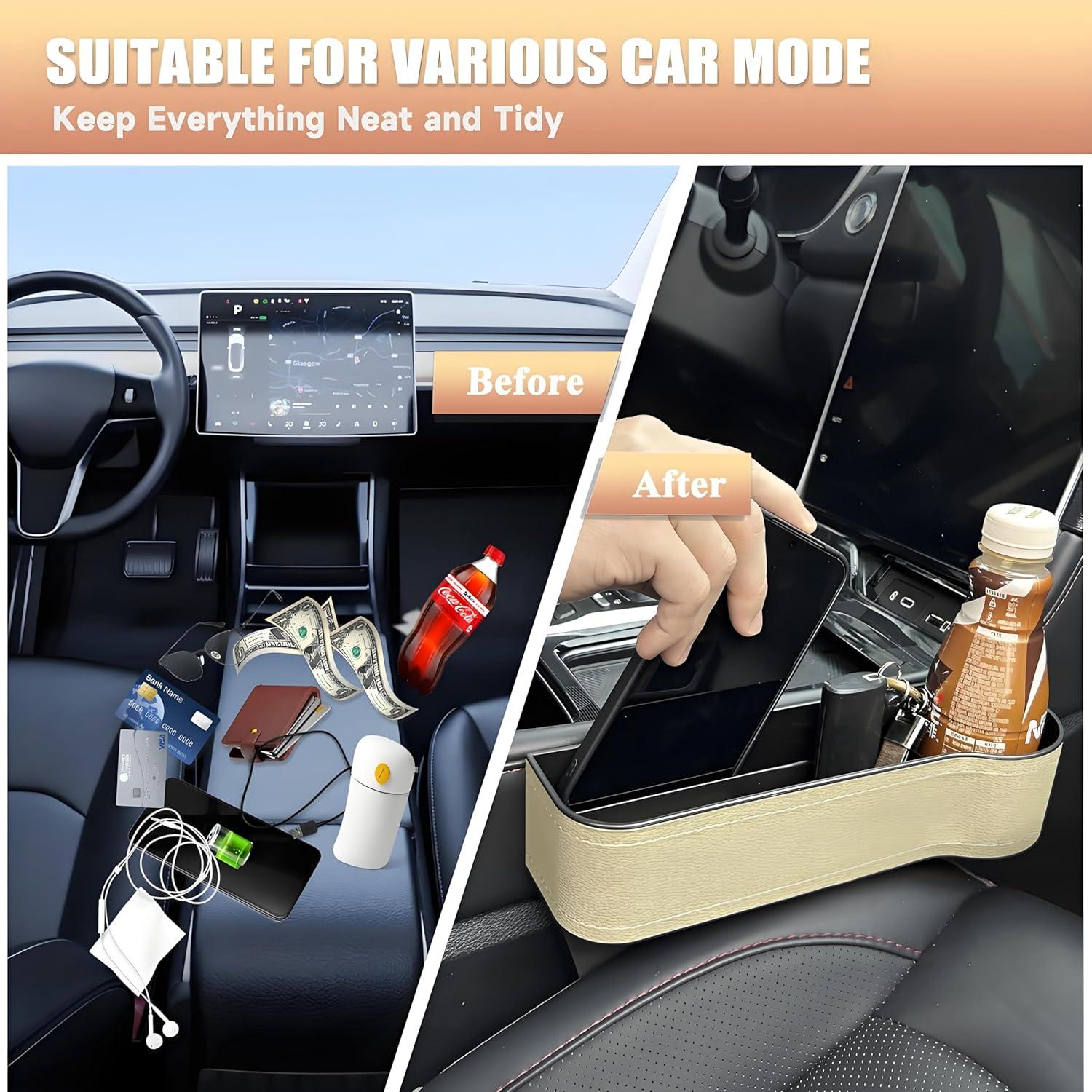 Organizador de Relleno de Espacio entre Asientos AIUSLN - 2 Piezas