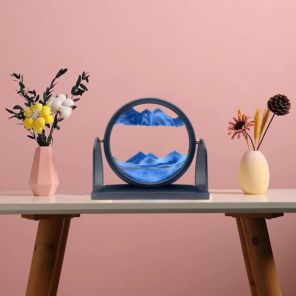 Arte de Arena Dinámico Rysnwsu 34.93 cm Verde Decoración