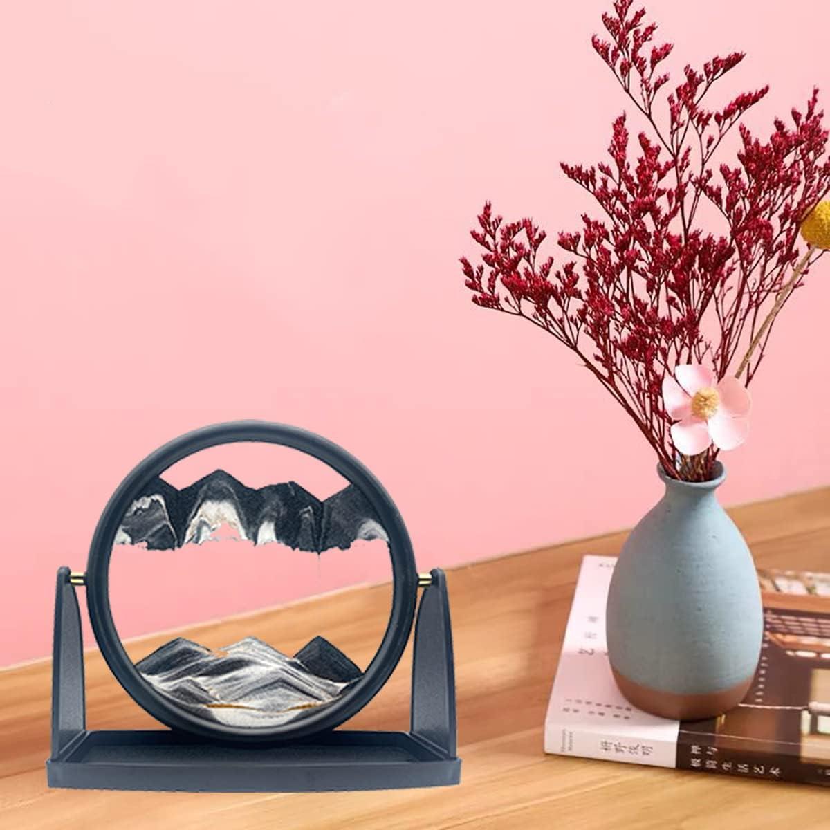 Arte de Arena Dinámico Rysnwsu 34.93 cm Verde Decoración