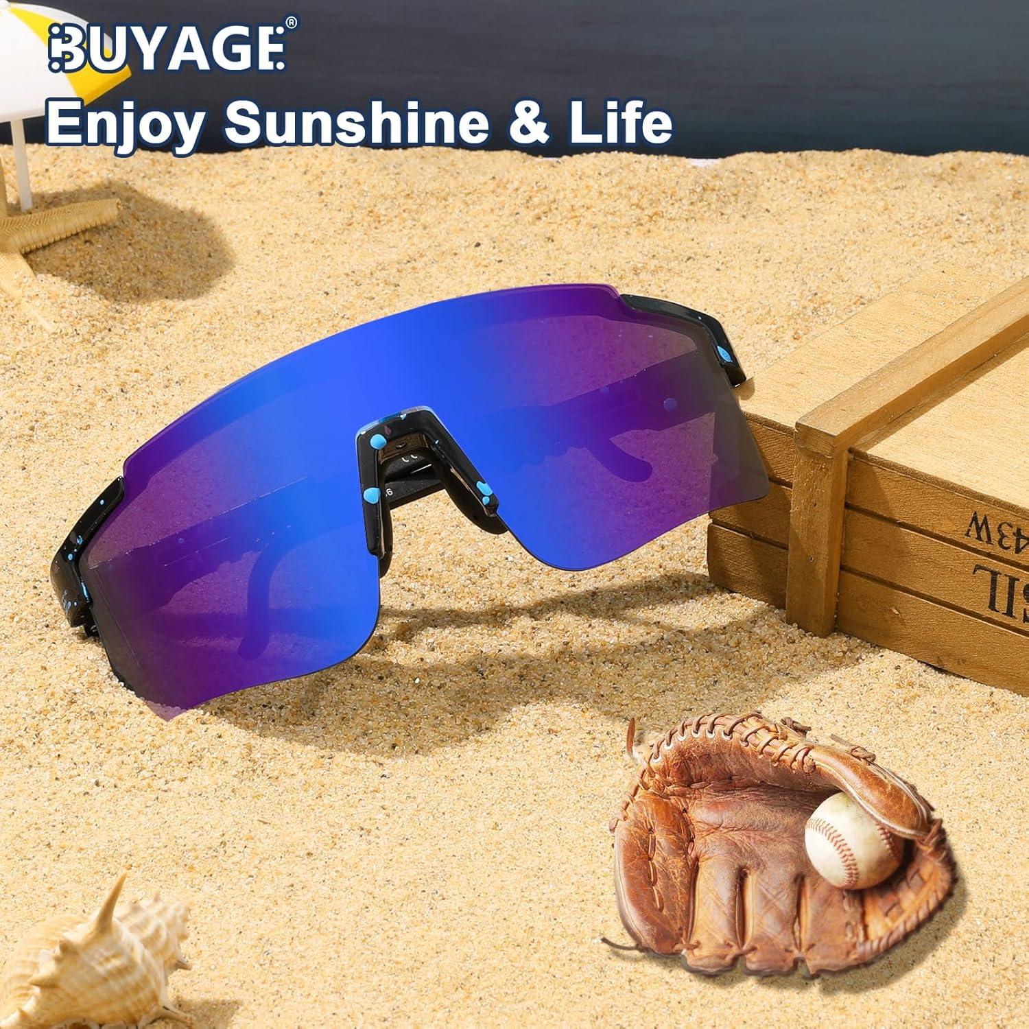 Gafas de Sol Deportivas BUYAGE UV400 Unisex Adulto