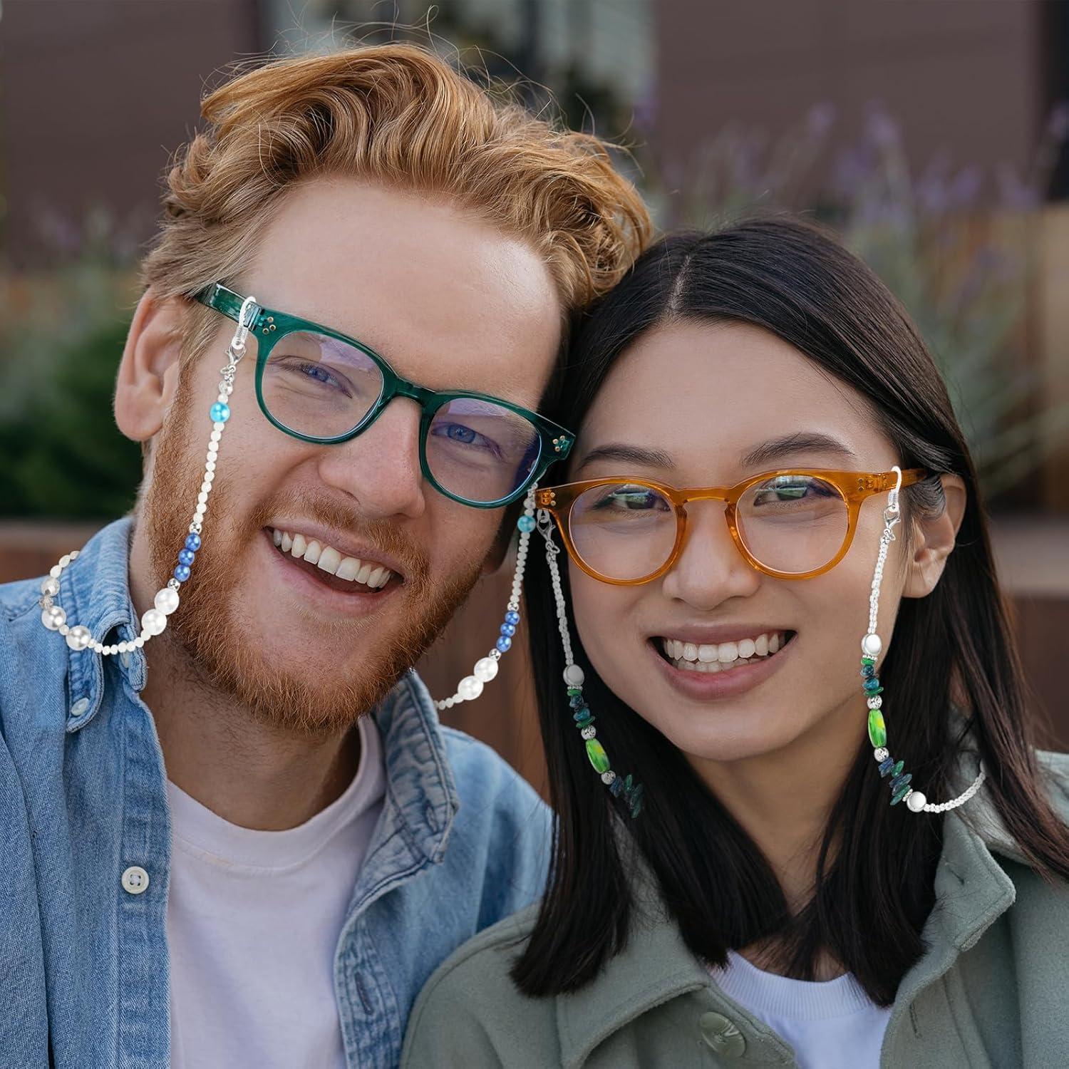 Cadena de Gafas ALIBBON Azul Soporte para Gafas de Sol