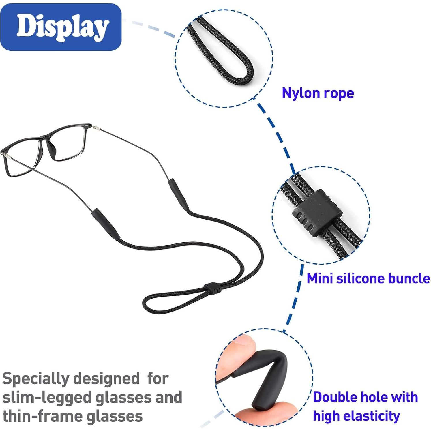 Soporte de Gafas Omnful para Monturas Delgadas - 3pcs Negro