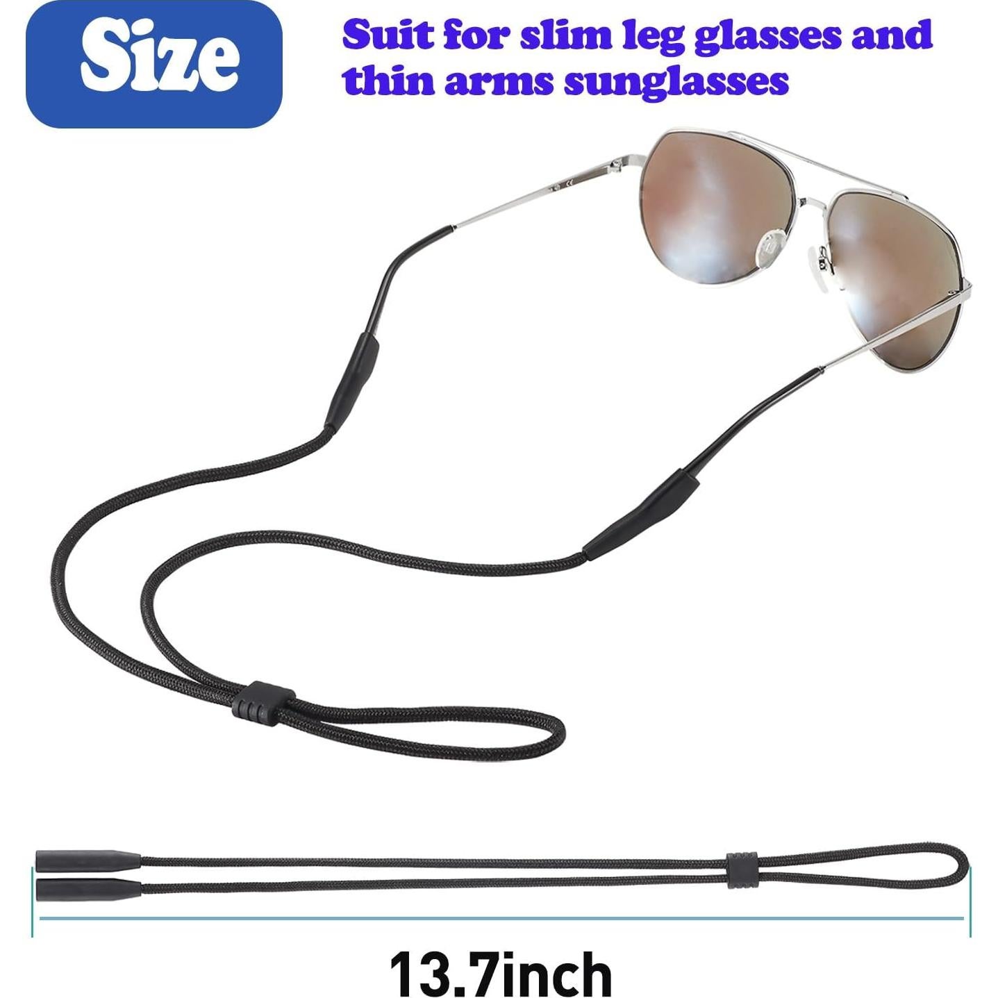 Soporte de Gafas Omnful para Monturas Delgadas - 3pcs Negro