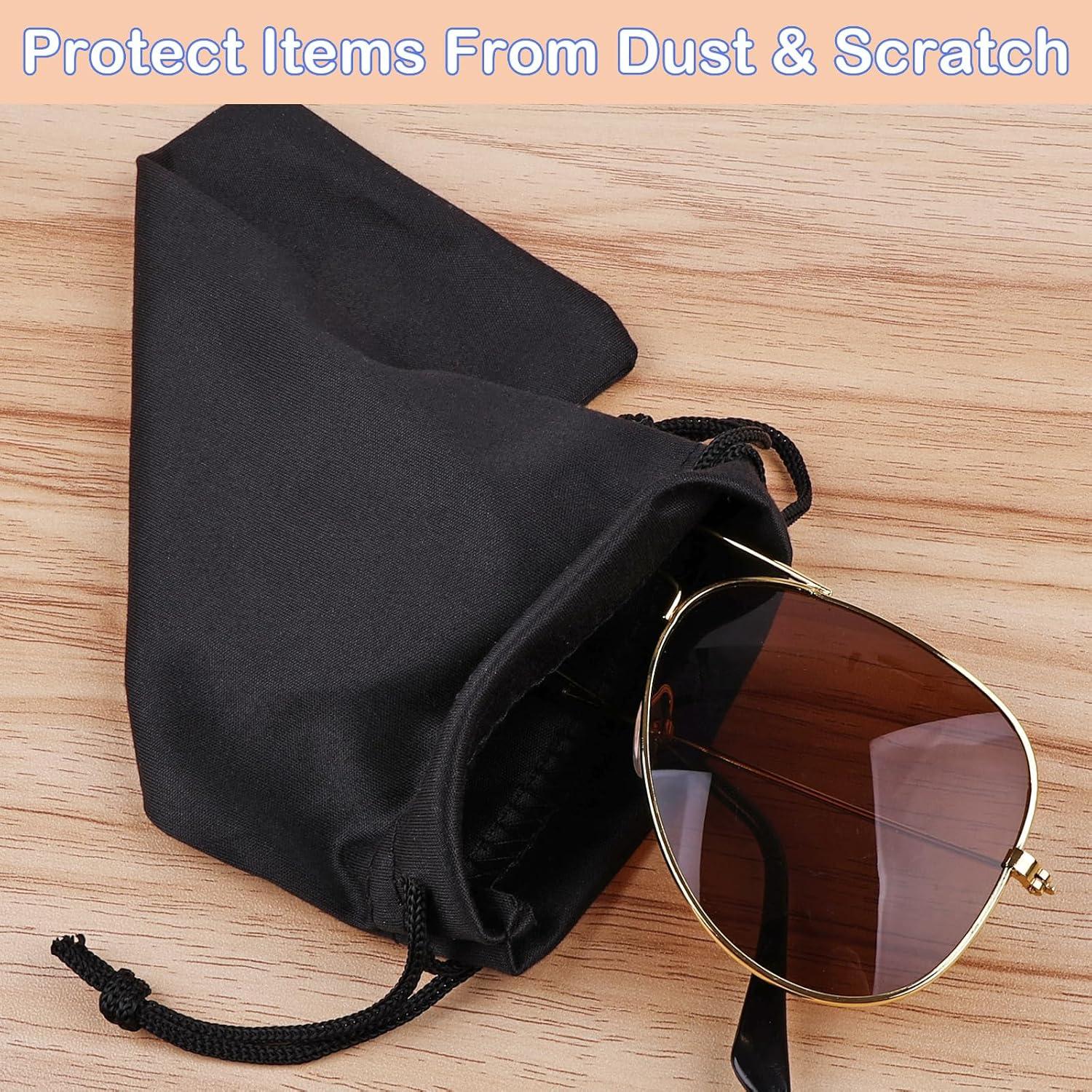 6 Bolsas de Microfibra Hoiny para Gafas de Sol y Paños