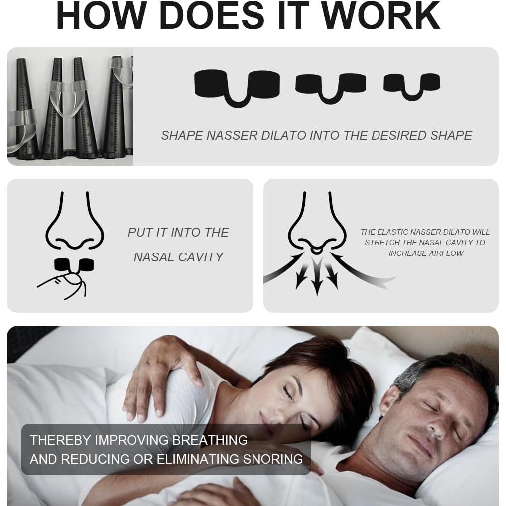 Dilatador Nasal KOHEEL Antironquido 6 Unidades Ajustables