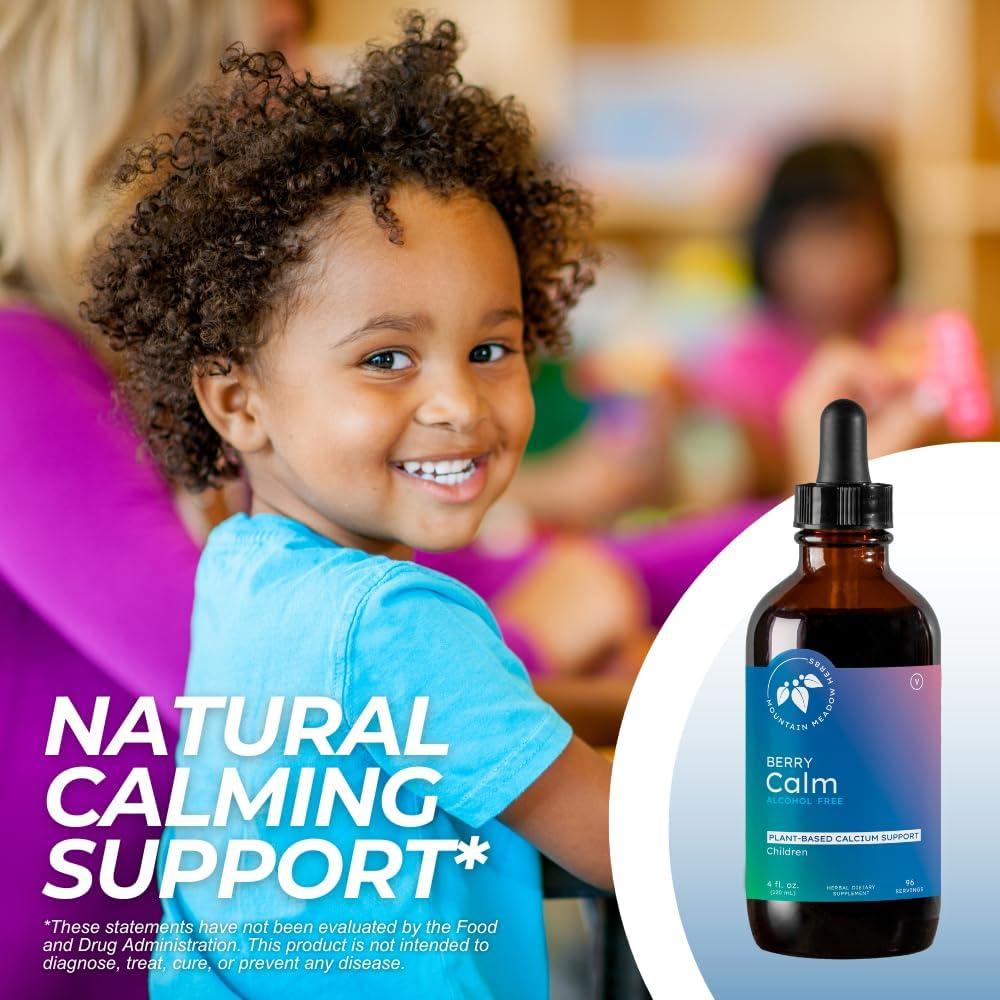 Suplemento Líquido de Calcio Herbal para Niños Mountain Meadow 118 ml