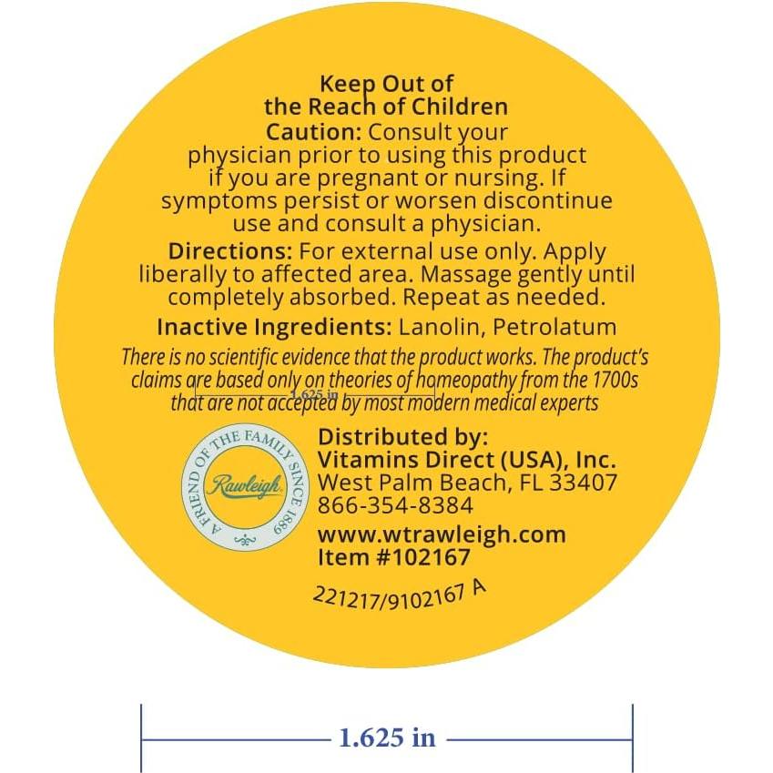 Bálsamo Calmante Arnica Rawleigh 28.35 g - Alivio Dolor Muscular