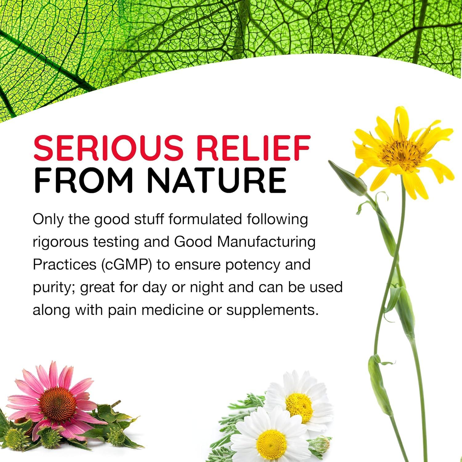 T-Relief Extra-Fuerza Arnica 100 Tabletas Alivio Natural Dolor