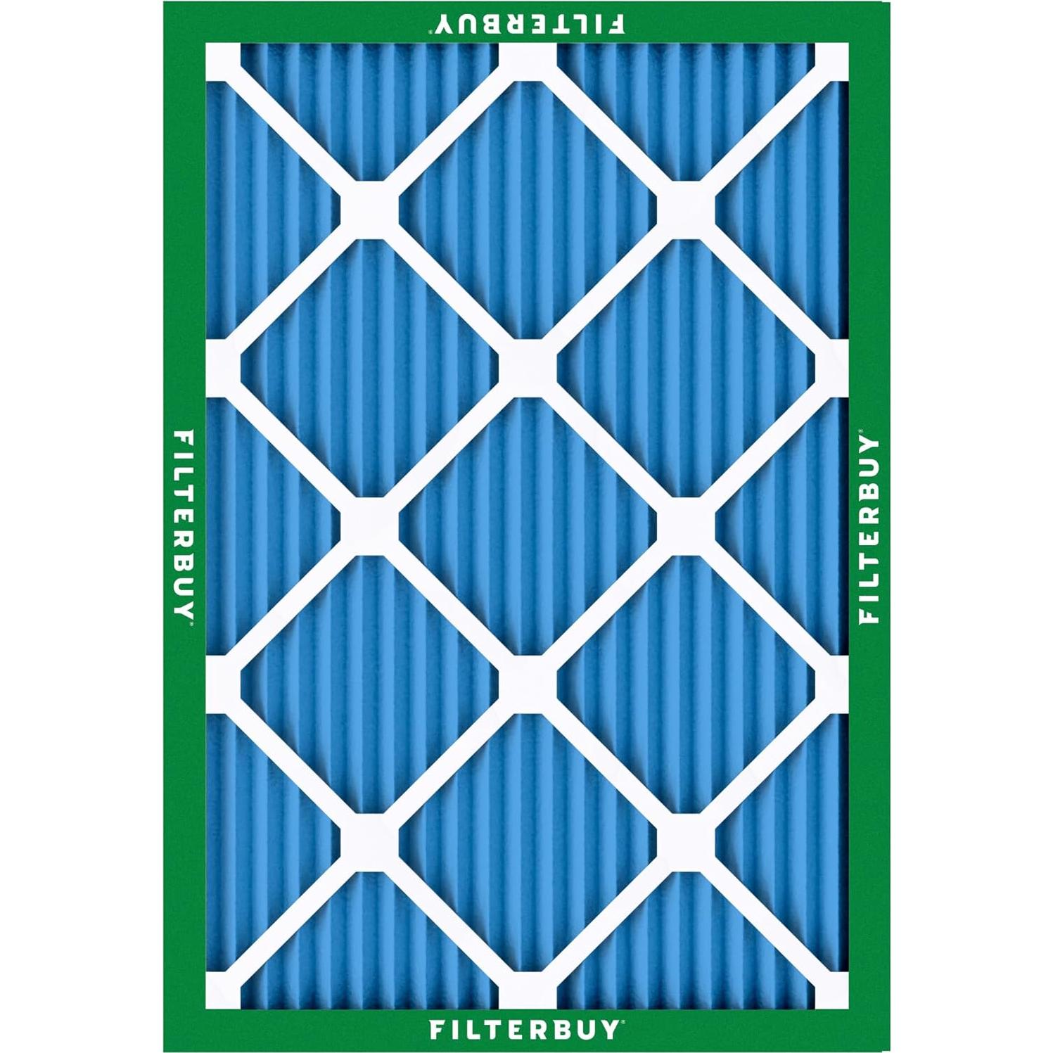 Filtro de aire Filterbuy 8x14x1 MERV 13 para HVAC