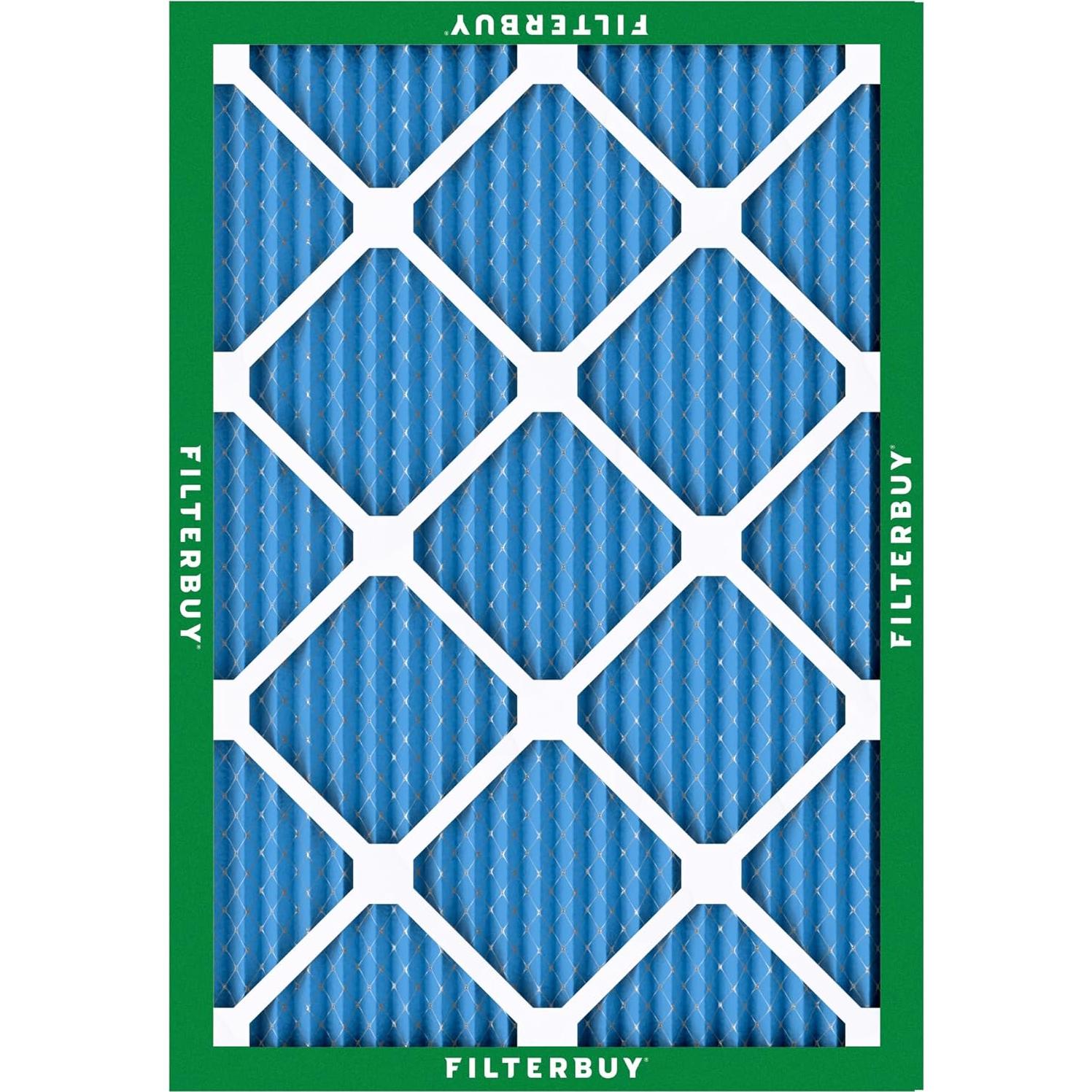 Filtro de aire Filterbuy 8x14x1 MERV 13 para HVAC