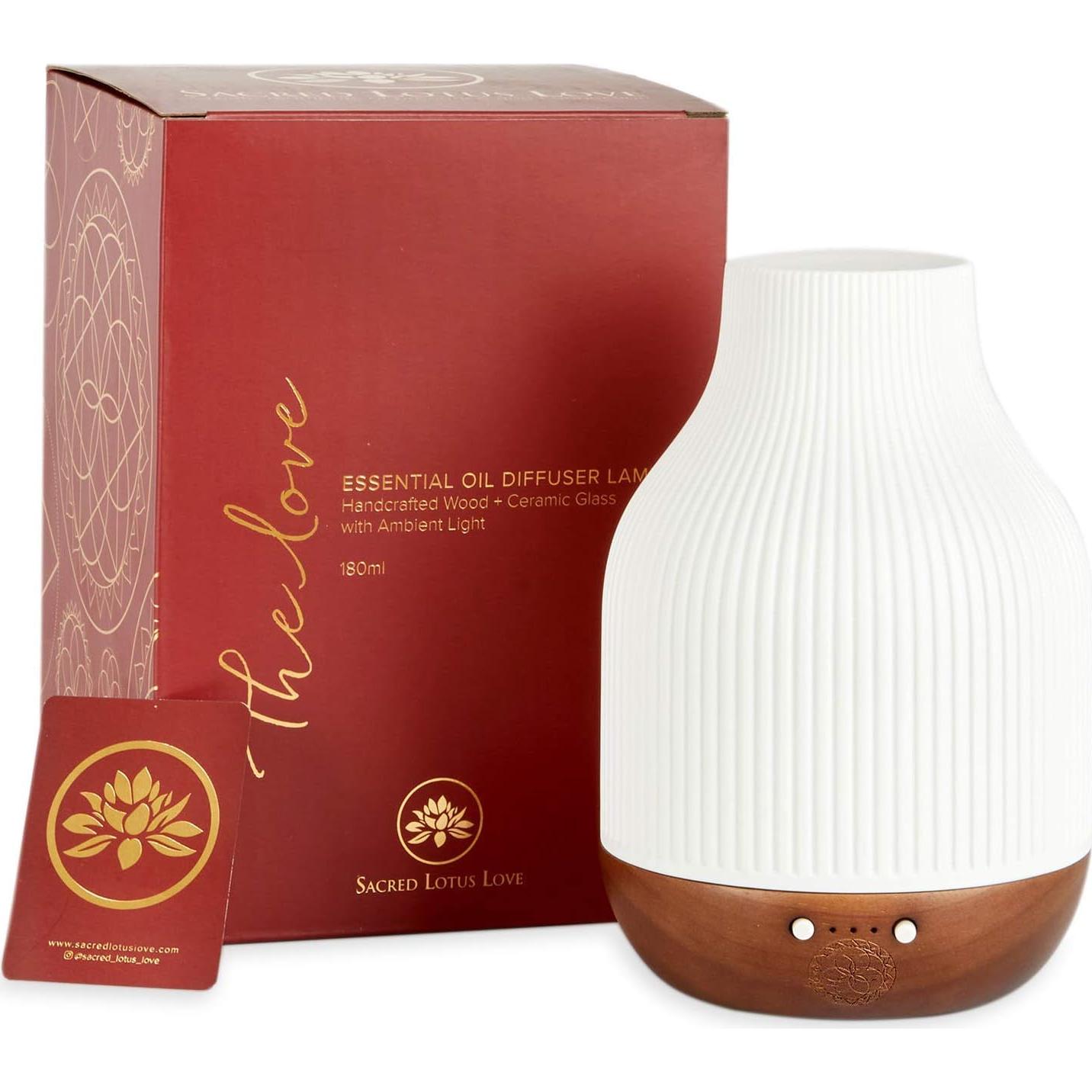 Lámpara Difusora de Aceite Esencial Sagrado Loto Amor 180ml