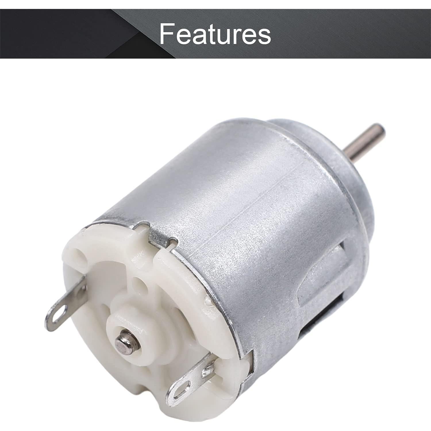 Motor de CC Fielect 1.5-6V 5000-20000RPM Mini Motor Eléctrico