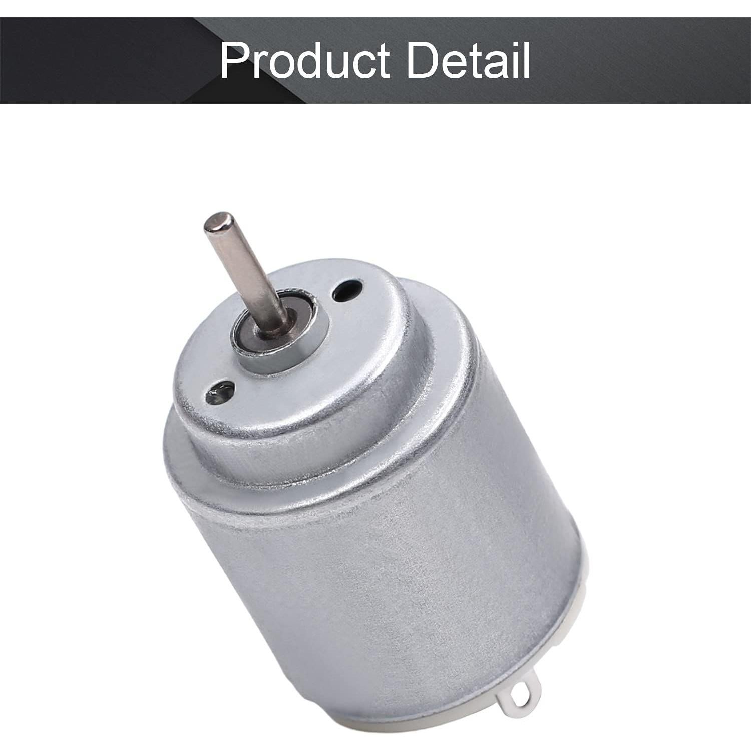 Motor de CC Fielect 1.5-6V 5000-20000RPM Mini Motor Eléctrico