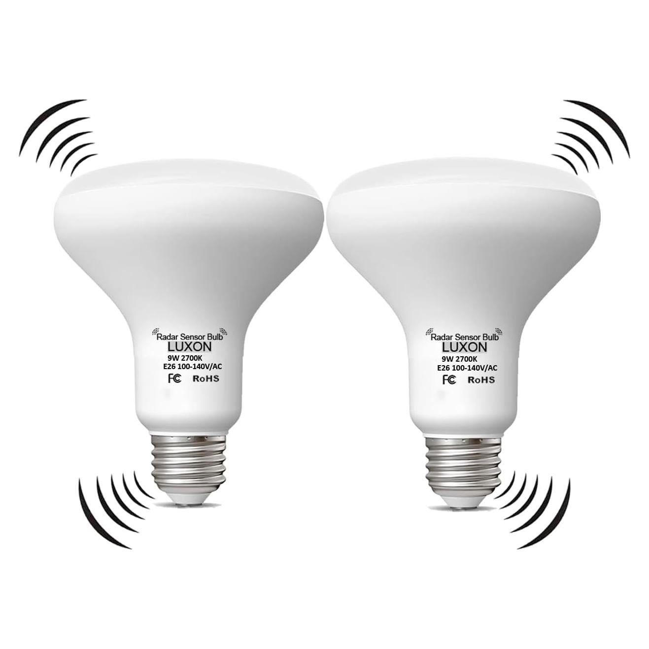 Bombilla LED LUXON 9W con Sensor Radar E26 2700K