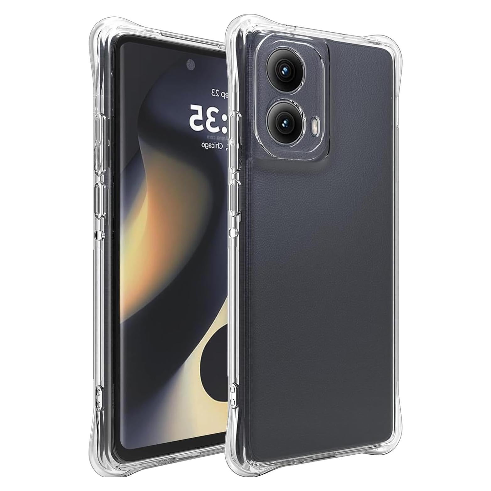 Funda protectora delgada TPU Motorola Edge 2024 5G transparente