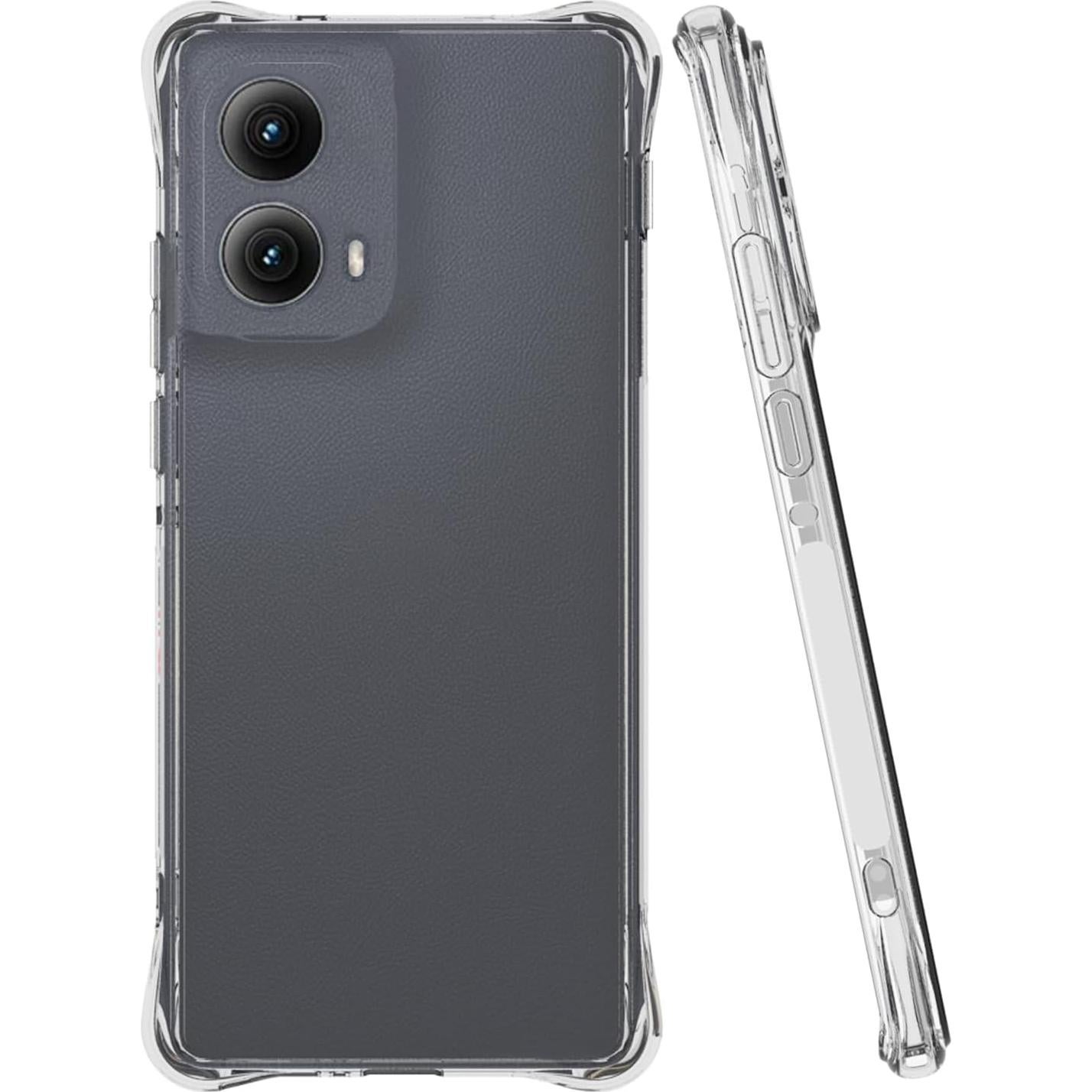 Funda protectora delgada TPU Motorola Edge 2024 5G transparente