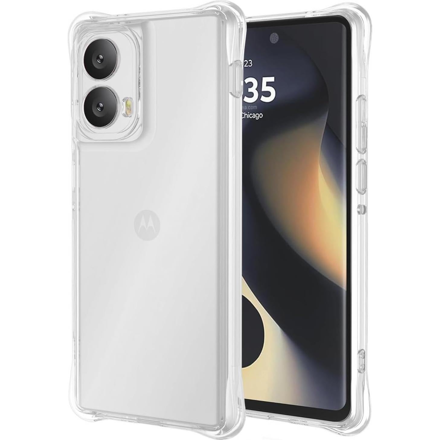 Funda protectora delgada TPU Motorola Edge 2024 5G transparente