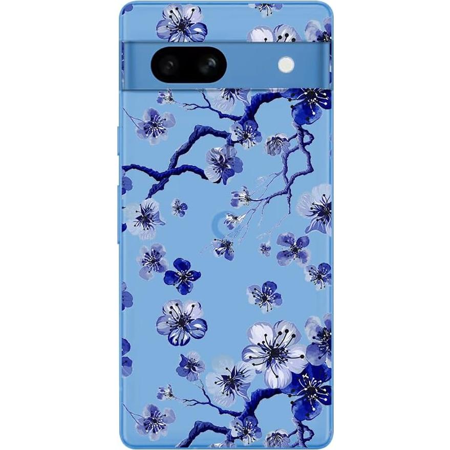 Funda Blingy's para Google Pixel 8a - Diseño Floral Transparente 6.1"