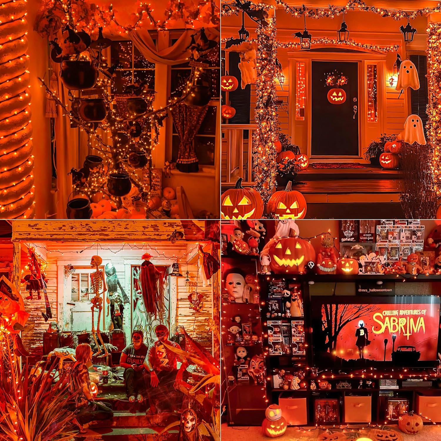 Luces de Cadena Naranjas YOUNGAR 50 Mini Incandescentes 4.0m