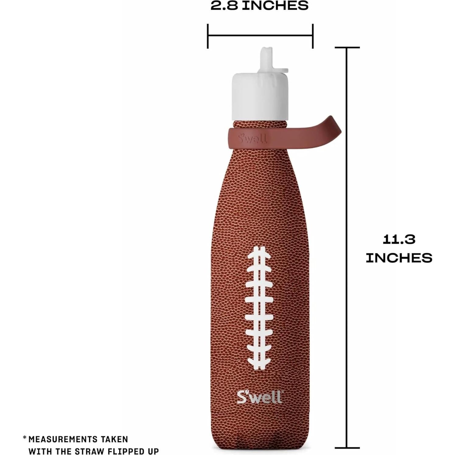 Botella de Agua S'well 500ml Acero Inoxidable con Popote