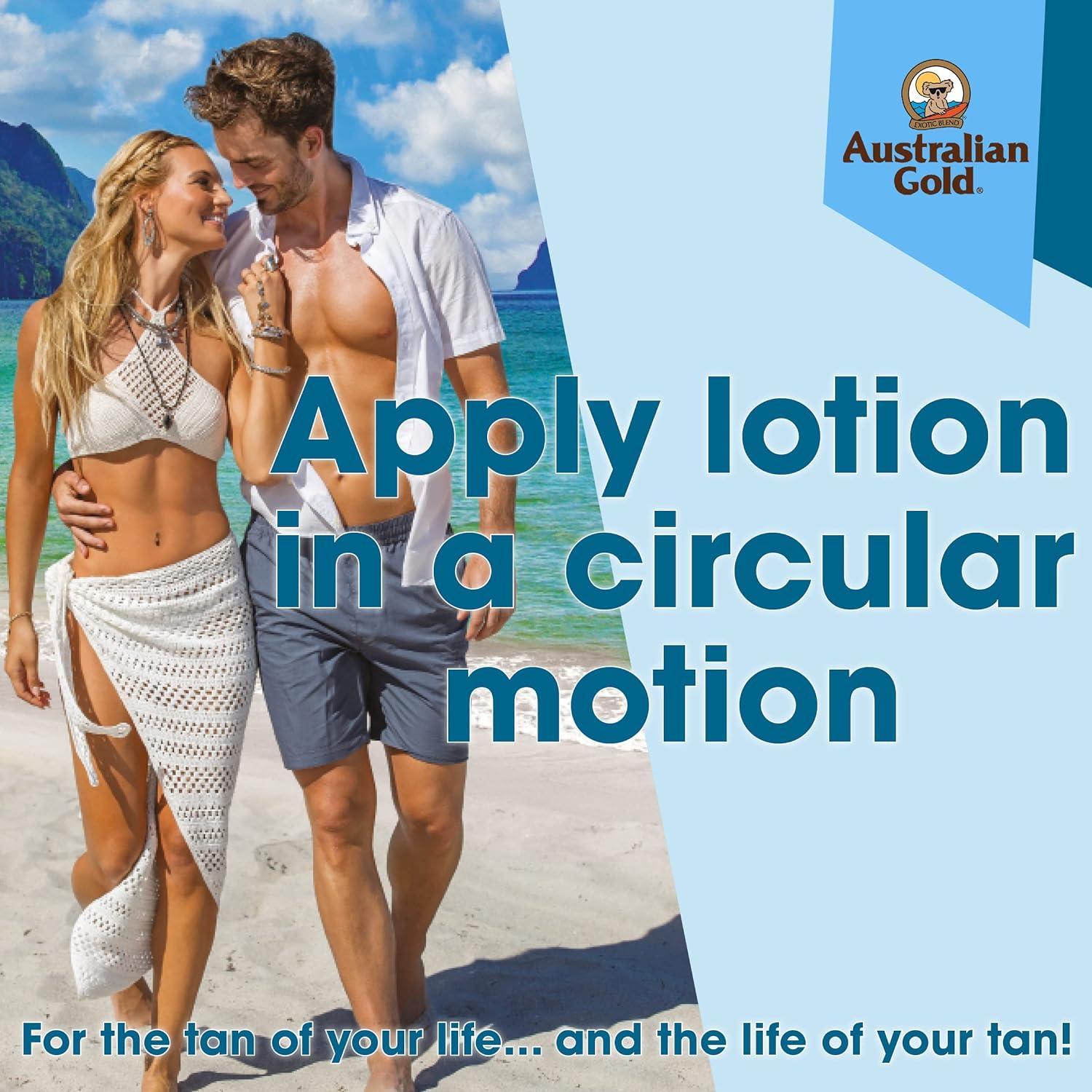 Loción Aceleradora de Bronceado Oscuro Australian Gold 250 ml