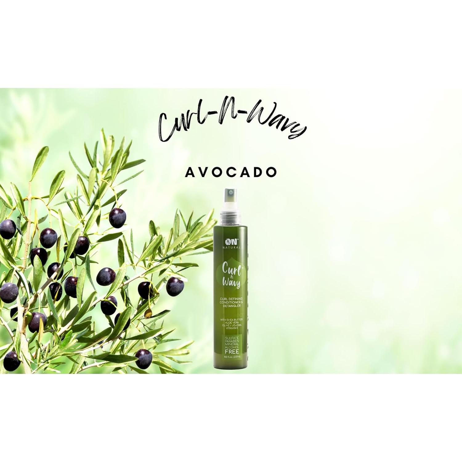 Acondicionador sin enjuague On Natural Aguacate 240ml y 60ml