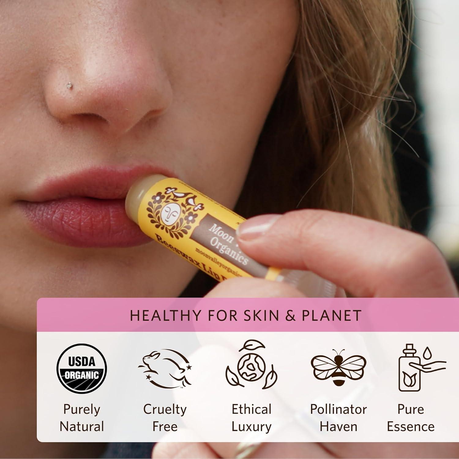 Bálsamo Labial Orgánico Moon Valley Mora 4.5g - Hidratante Natural