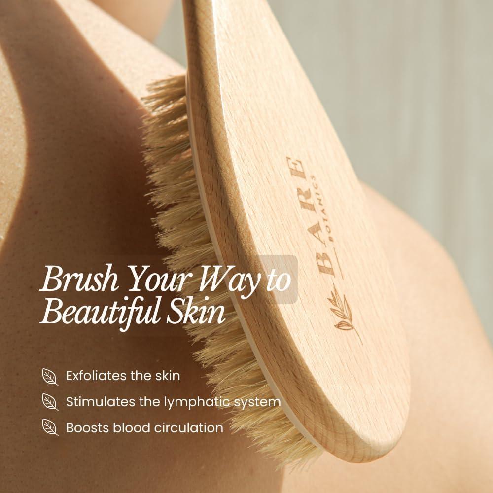 Cepillo Corporal Exfoliante Bare Botanics 43 cm - Dureza Media