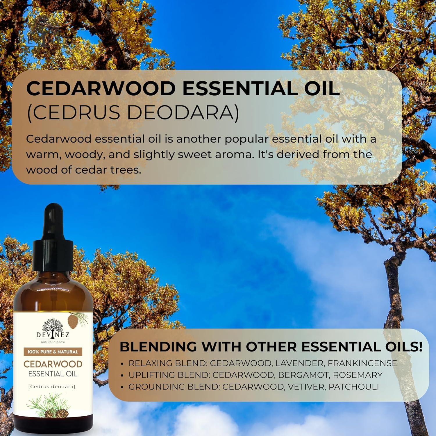 Aceite Esencial Madera de Cedro 30ml Devinez - Aromaterapia