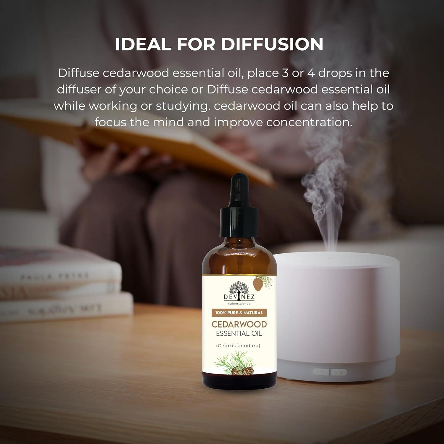 Aceite Esencial Madera de Cedro 30ml Devinez - Aromaterapia