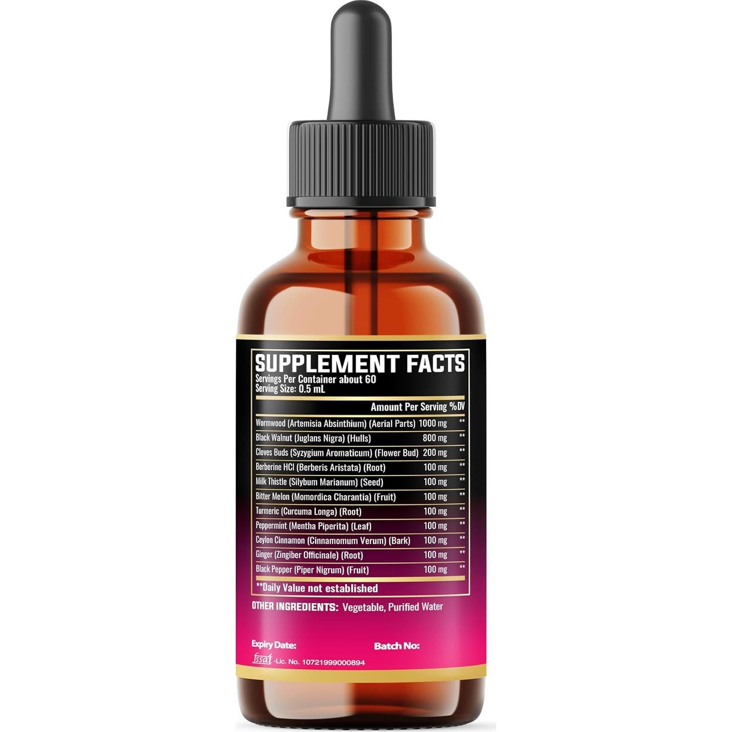 Extracto Líquido de Artemisa 11 en 1 Milivol 30 ml Sabor Bayas