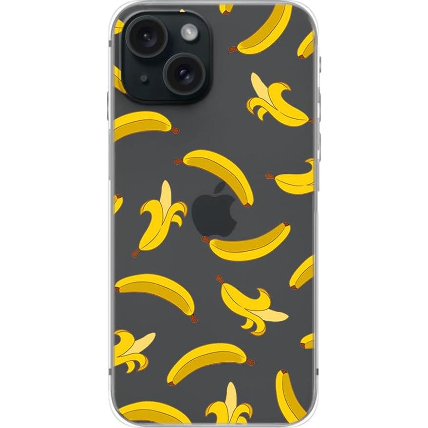 Funda Blingy's para iPhone 15 6.1" Transparente Plátano