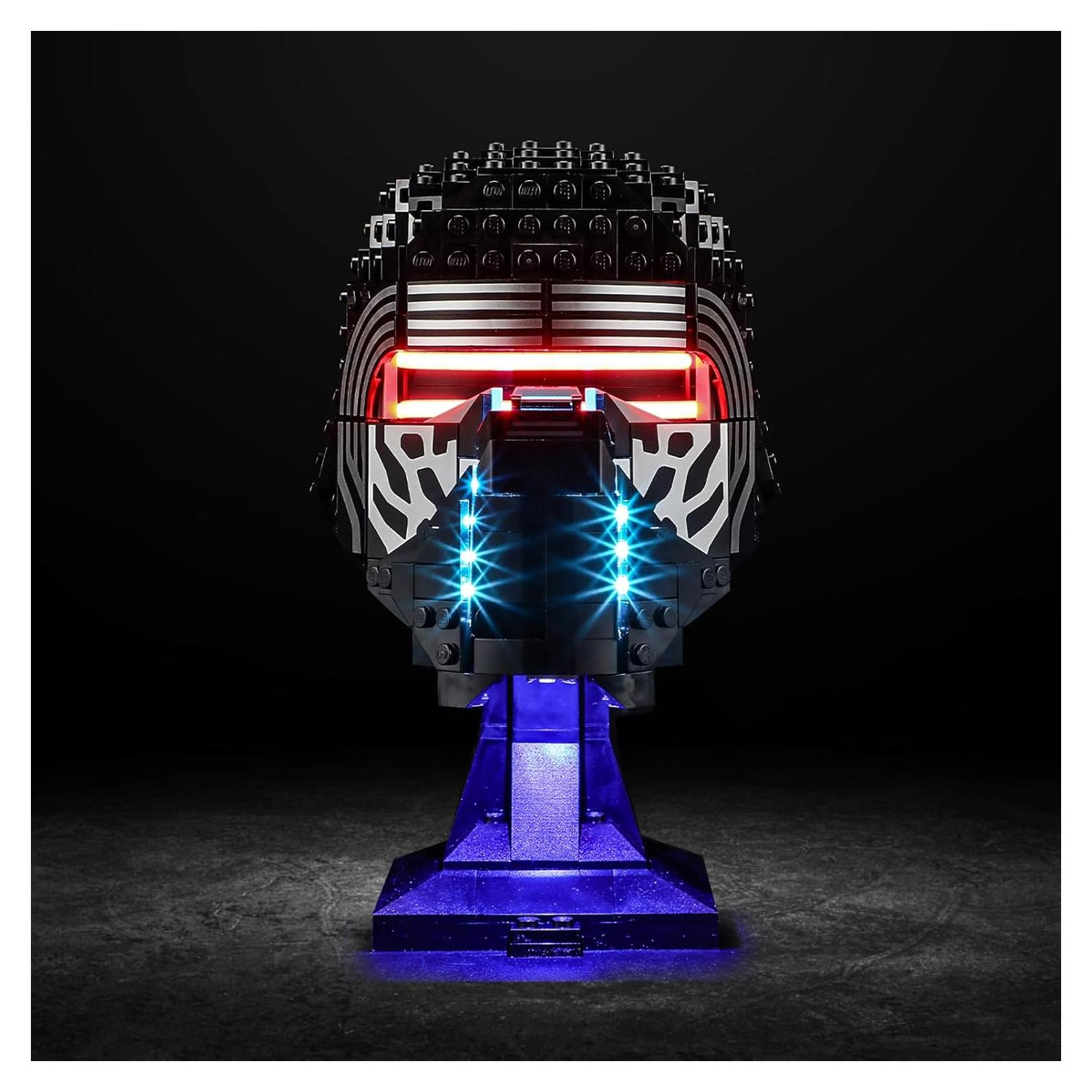 Luz LED Vaodest para Lego 75415 Casco de Kylo Ren