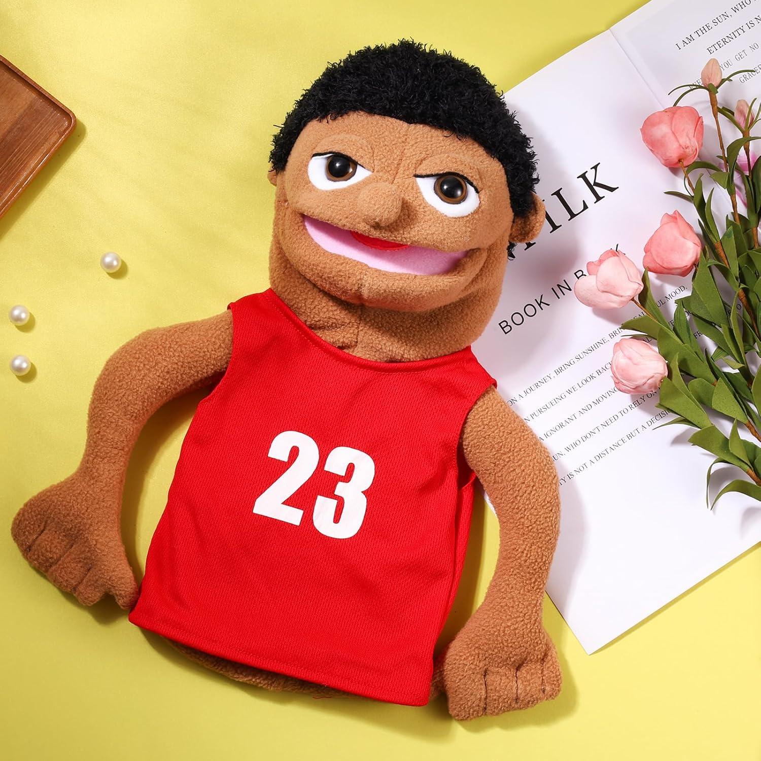 Títere de Mano ZJoey Estilo Atleta 36 cm Juguete Educativo