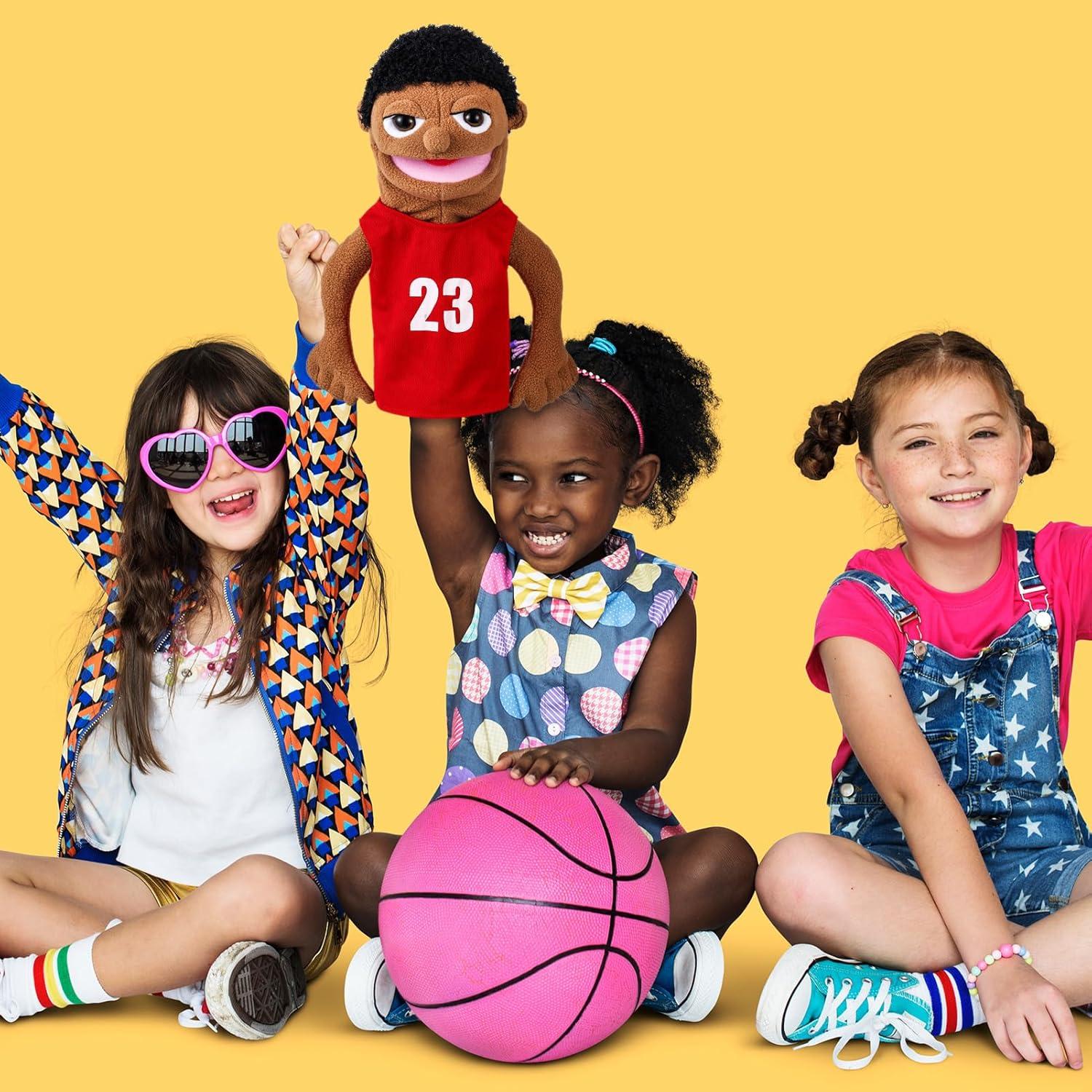 Títere de Mano ZJoey Estilo Atleta 36 cm Juguete Educativo