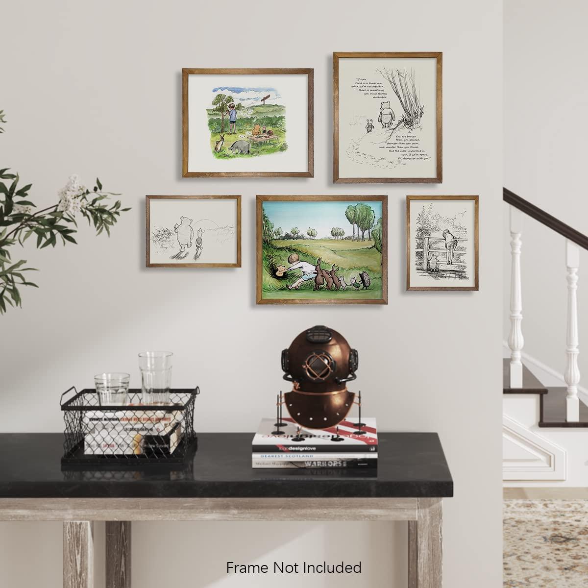 Póster Decorativo Winnie The Pooh 28x36 cm - Citas Motivacionales