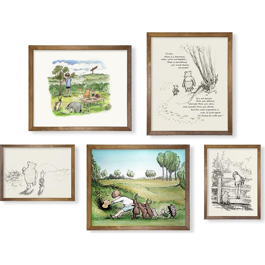 Póster Decorativo Winnie The Pooh 28x36 cm - Citas Motivacionales